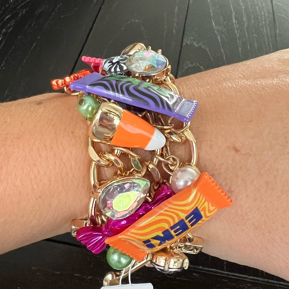 Betsey Johnson Multicolor Chunky Bracelet - Picture 7 of 9